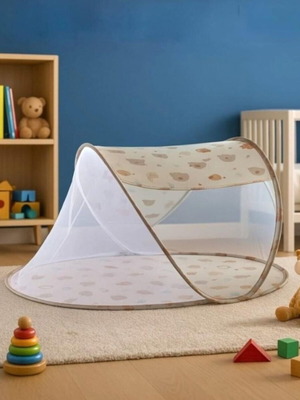 Baby Mosquito Net with Foldable Sunshade 108x60x38cm