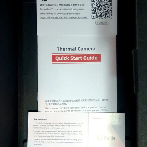 Guide PC210 thermal camera 256 x 192 sensor like new