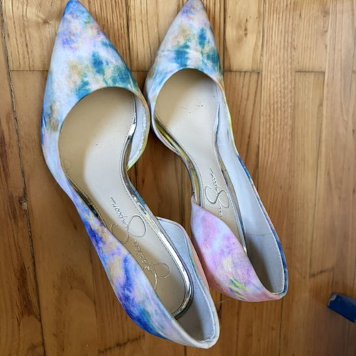 Jessica Simpson multicolor pumps size 38.5