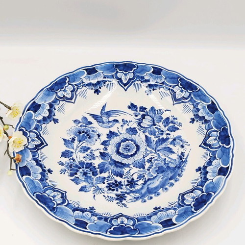 DELFT hand-painted plate from 1954 used, antique