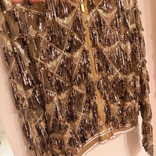 BSB cardigan with gold sequins like new
