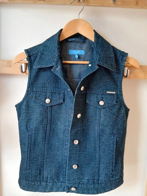 Escada Sport denim vest like new, blue, size M