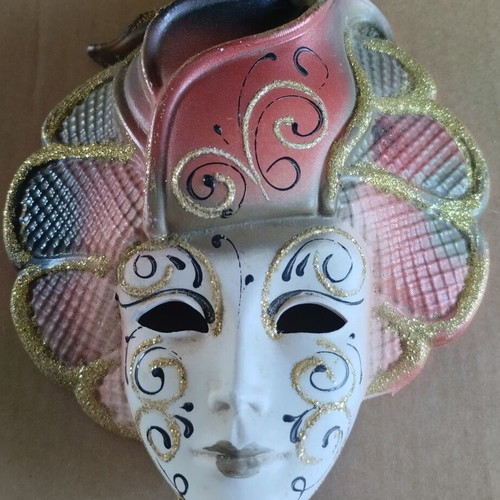 Vintage La maschera del galeone Venetian mask, new