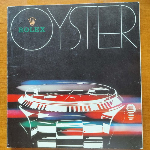 Vintage Rolex watch catalog 1977 like new