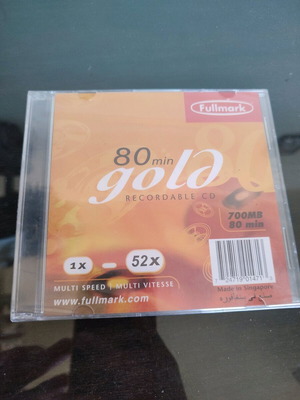 New Εγγράψιμα CD-R Fullmark 700MB 80min Recordable 52x Δίσκος Εγγραφής Κενό Κουτί CD Multi Speed