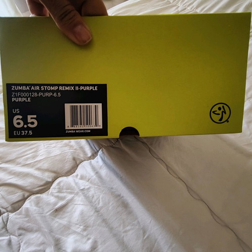 Zumba wear shoes new, size 37-37.5, purple