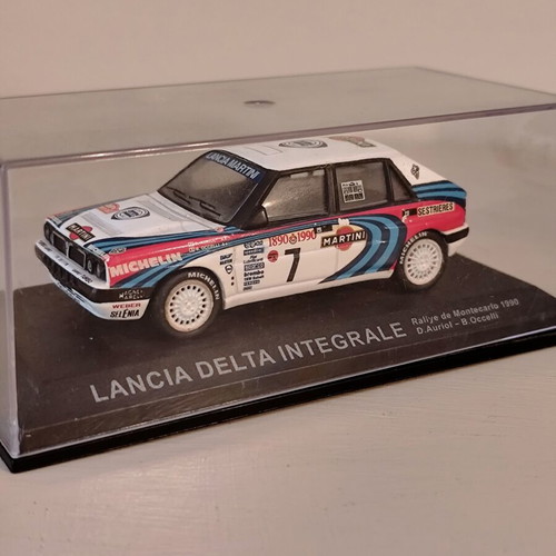 Lancia Integrale Rally Monte Carlo 1990 model car 1/43 scale