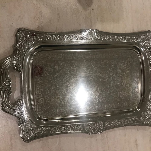 Serving tray used with wear
