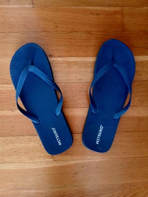 Mitsuko flip-flops, blue, size 46