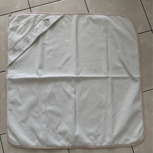 Baby towels used, set of 4, 100% cotton