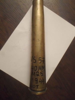 Κάλυκας 40mm αντιαεροπορικού Bofors L60 1944 μεταχειρισμένος