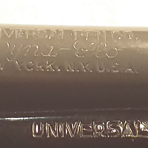 Universal collectible pens set of 2, Dyno-Flo and Universal 8 Inalterable
