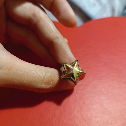 Gregio star ring used silver S925 with gold plating
