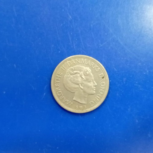5 Kroner Coin Denmark 1974 used
