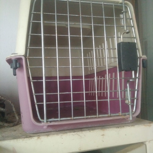 Cat cage used, lightly used cat carrier
