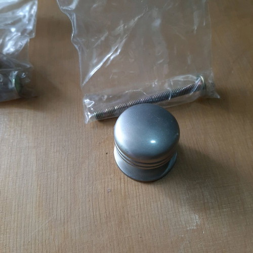 Metal furniture knobs new, pack of 12 pieces
