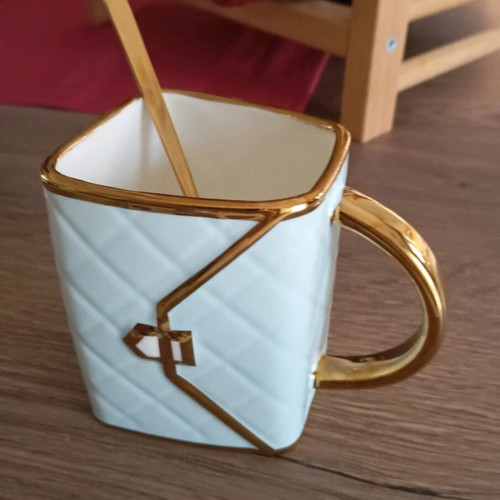 Ceramic cup and saucer like new