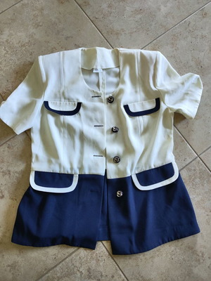Emeli women's vintage jacket nautical style like new, size 50
