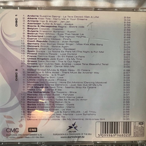 Eurovision 2009 double CD used