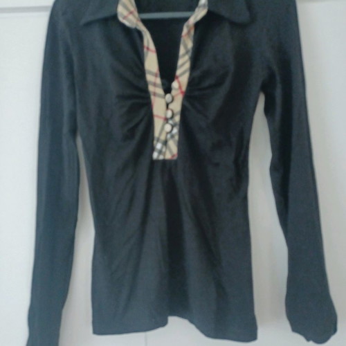 Burberry blouse used, slim fit, size M, black