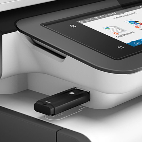 HP PageWide 377dw multifunction color inkjet printer with 3 new cartridges
