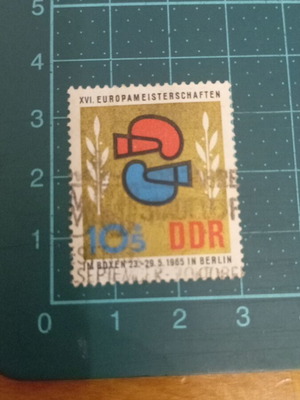 Γραμματόσημο Γερμανίας DDR 1965 16ο Ευρωπαϊκό Πρωτάθλημα Πυγμαχίας σε άριστη κατάσταση