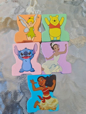Disney stack collectibles used, pack of five
