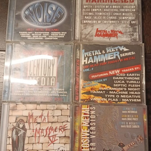 Metal Hammer CD collection used, set of 6 metal albums