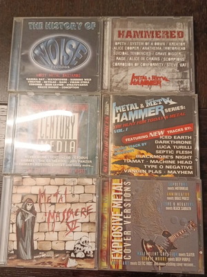Metal Hammer CD collection used, set of 6 metal albums