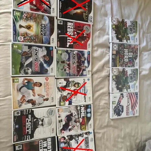 Nintendo Wii games like new, various titles