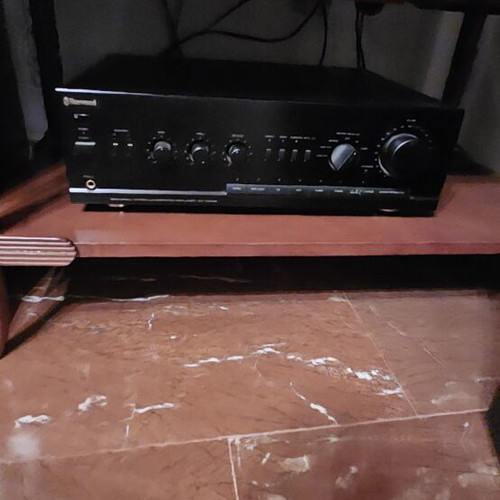 Sherwood sound amplifier used with equalizer and Wharfedale speakers