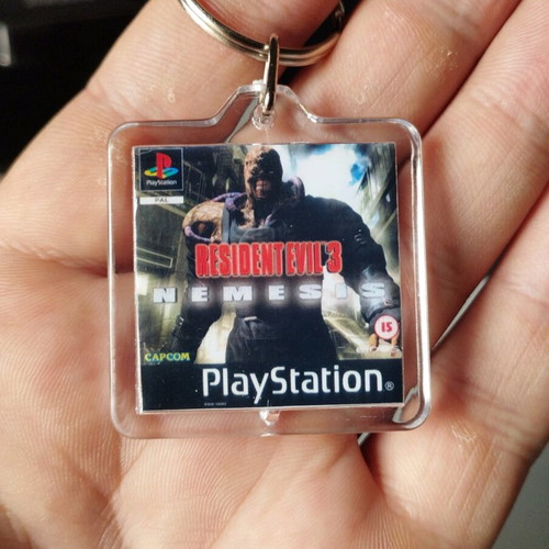 Resident Evil 3 Nemesis PS1 keychain new