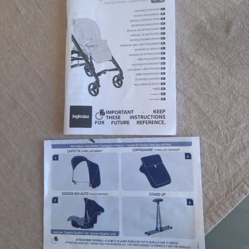 Inglesina Trilogy stroller like new, neutral color