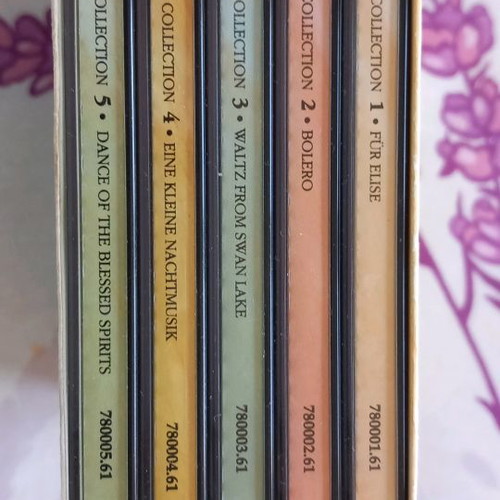 Classical Love Collection CD used, classical music, 5 discs