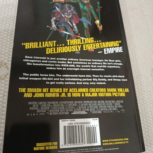 Kick-Ass The Graphic Novel used, first edition 2010