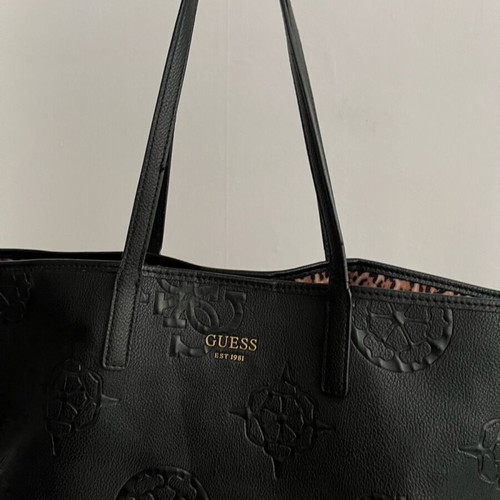 Guess tote bag used, shoulder, black