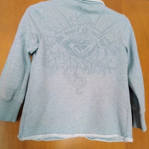 Roxy jacket like new, gray, size M