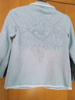 Roxy jacket like new, gray, size M