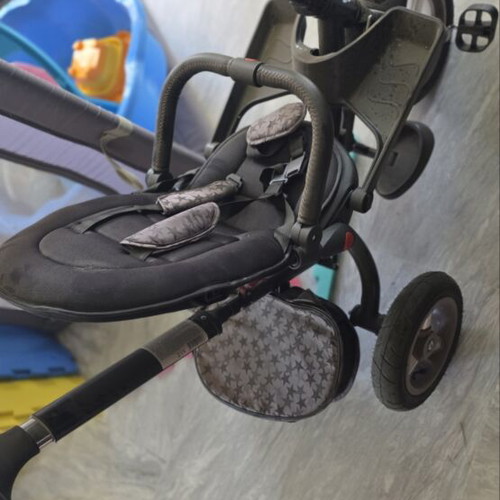 Byox Jockey Folding Kids Tricycle Beige Stars like new