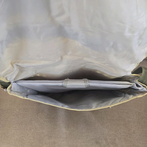 Laptop bag crossbody khaki like new
