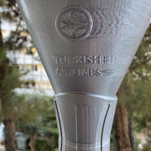 Euroleague 2024 Trophy Panathinaikos 3D Printed Hand Painted