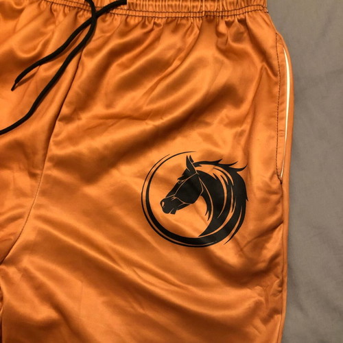 Sweatpants Horse Logo XL like new, orange