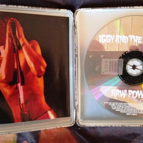 Iggy and The Stooges Raw Power album used, rock genre, metal case