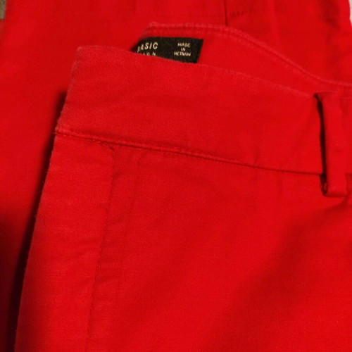 Red Chino pants Zara used, size 36 small, lightly worn