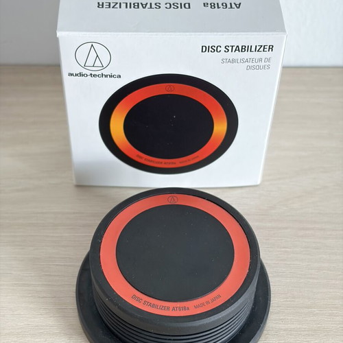 Audio Technica AT618a Vinyl Record Stabilizer Clamp Like New