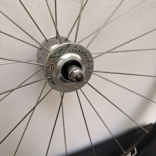 Miche Pistard 28” front wheel with new tubular tire