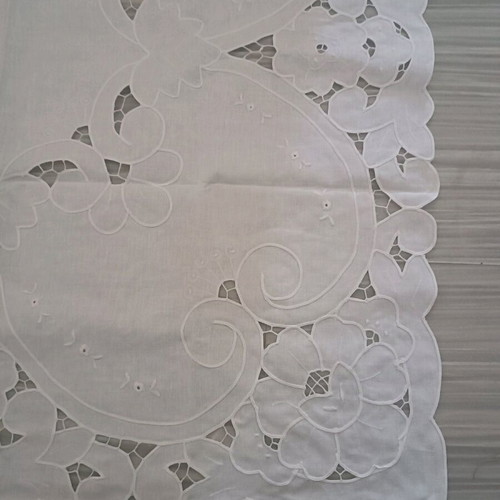 Decorative table square new, white 85x85 cm