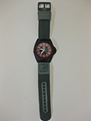 Ρολόι MTV Watch ZR16956 καινούργιο με γκρι/μαύρο λουρί