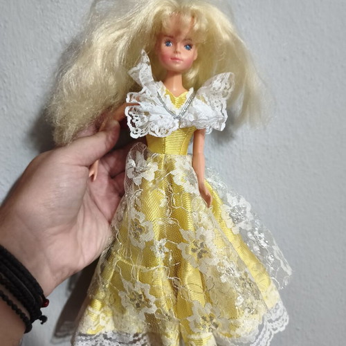Retro doll from the 90s, used