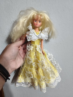 Retro doll from the 90s, used